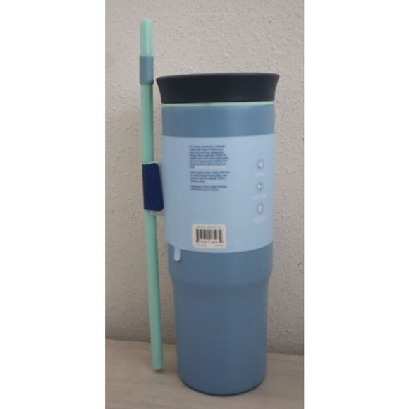 Owala 24oz Insulated Stainless Steel Straw Tumbler - Lost Valley Blue - Picture 2 of 13
